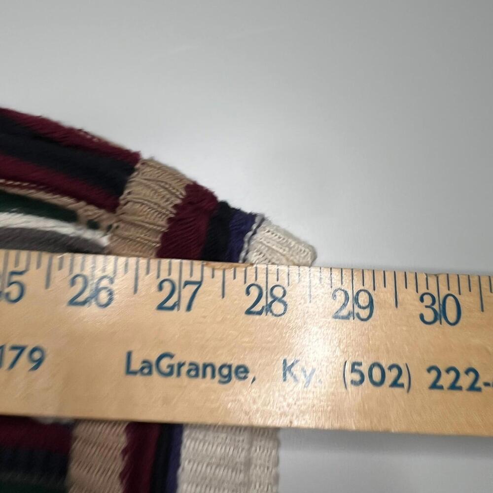 Vintage Cotton Traders Cosby Style Sweater L 100% Cotton Colorful 90s Coogi Look - Picture 3 of 11